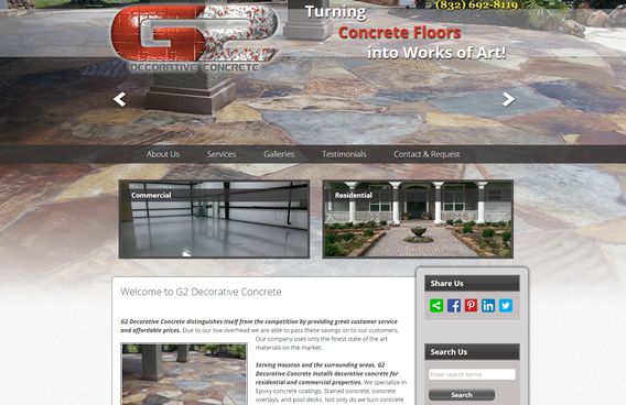 Website - G2 Decorative Concrete